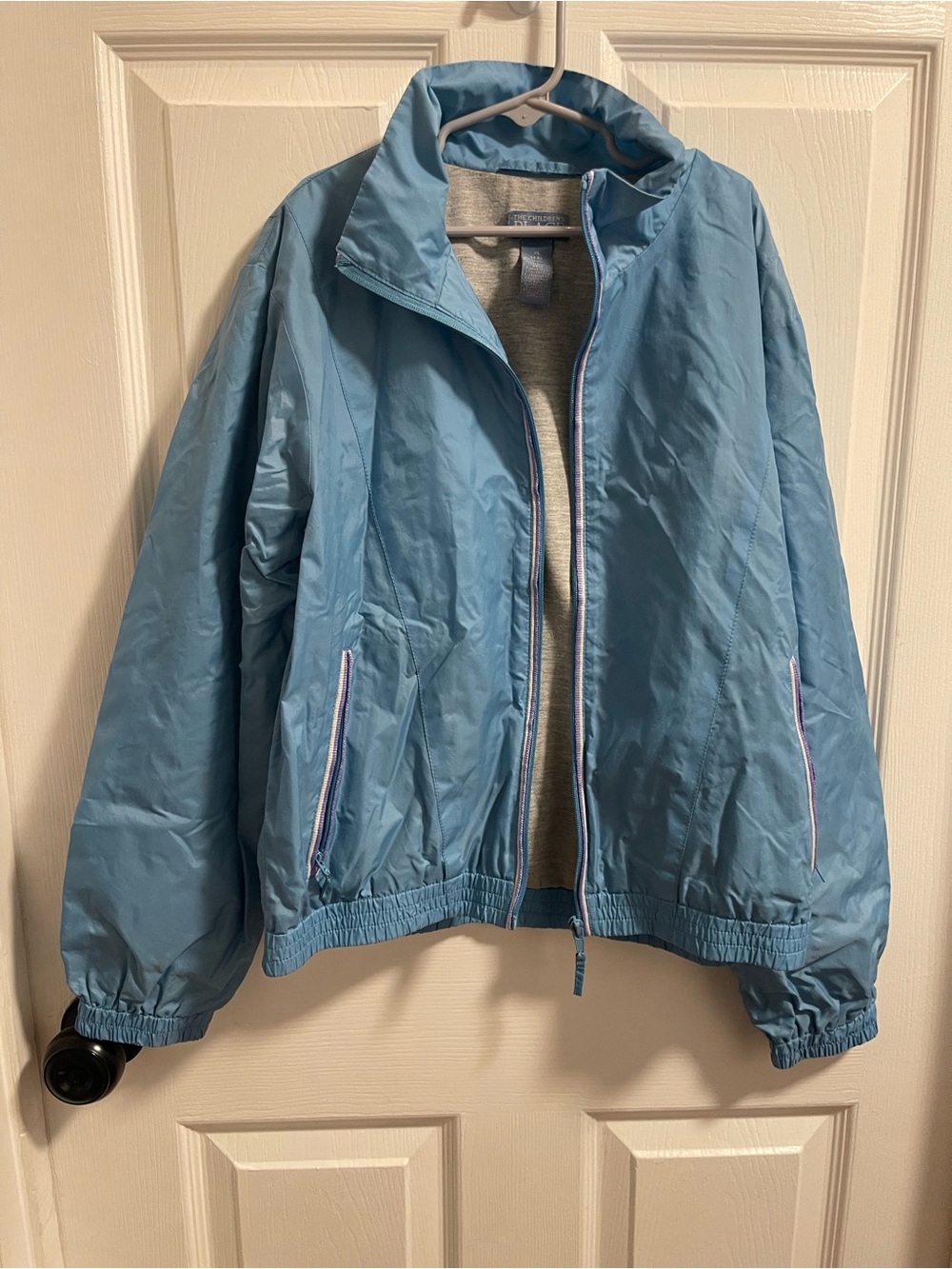 The Children's Place Light Blue Windbreaker Jacket